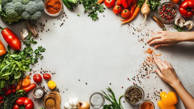 Руки готовят на кухне, крупный план